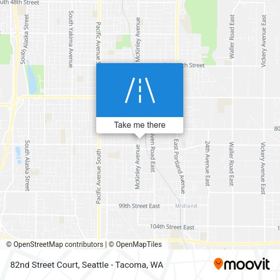Mapa de 82nd Street Court