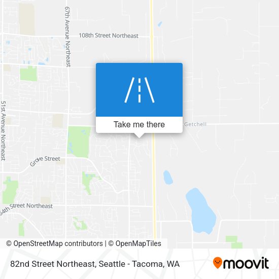 82nd Street Northeast map