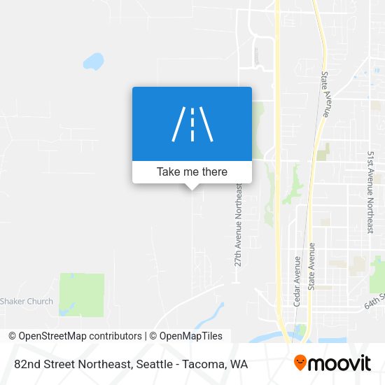 82nd Street Northeast map