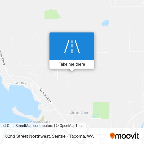 Mapa de 82nd Street Northwest