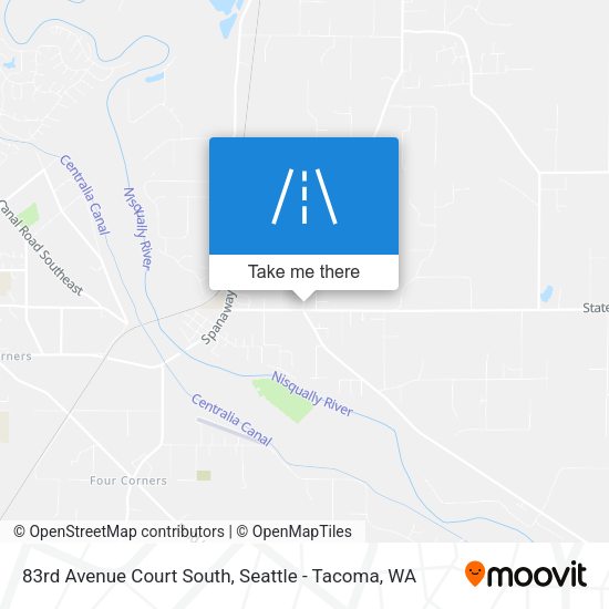83rd Avenue Court South map