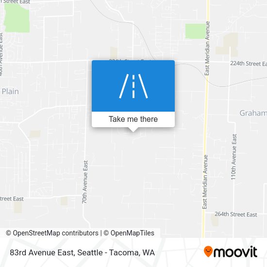 83rd Avenue East map