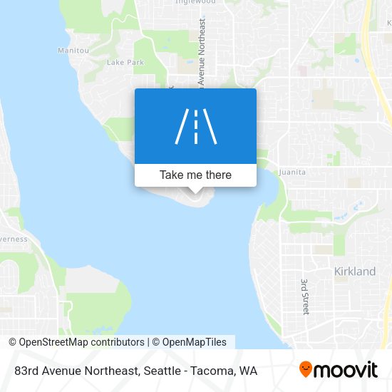 83rd Avenue Northeast map