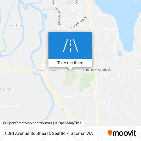Mapa de 83rd Avenue Southeast