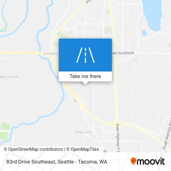 83rd Drive Southeast map