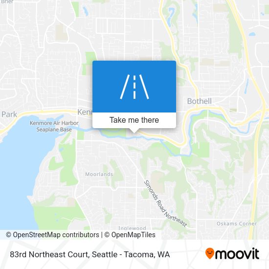 Mapa de 83rd Northeast Court