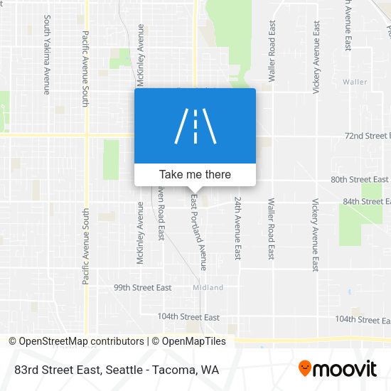 Mapa de 83rd Street East