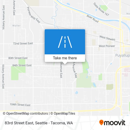 Mapa de 83rd Street East
