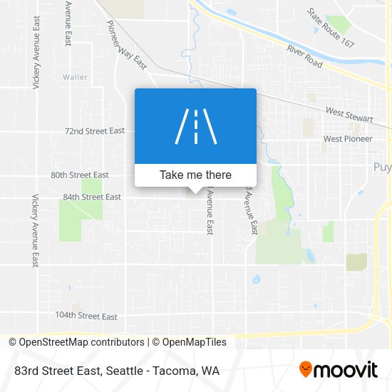 Mapa de 83rd Street East