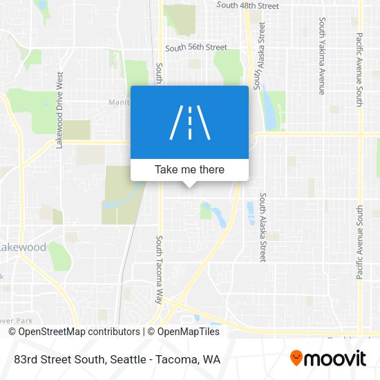 Mapa de 83rd Street South