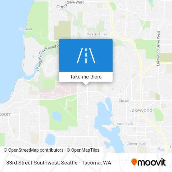 Mapa de 83rd Street Southwest