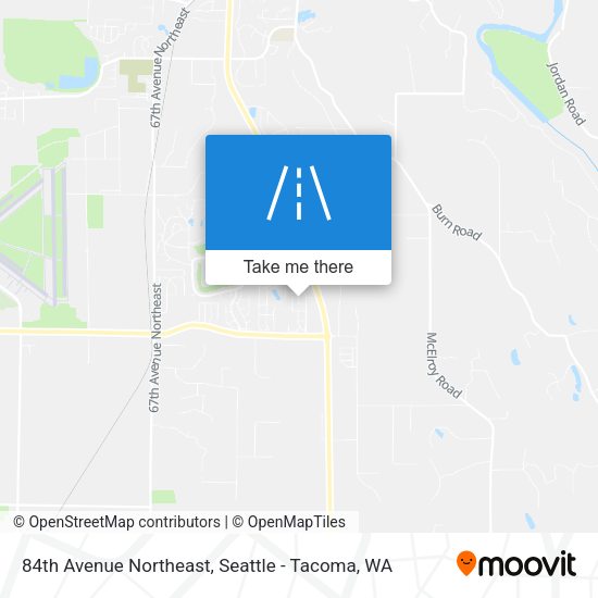 Mapa de 84th Avenue Northeast