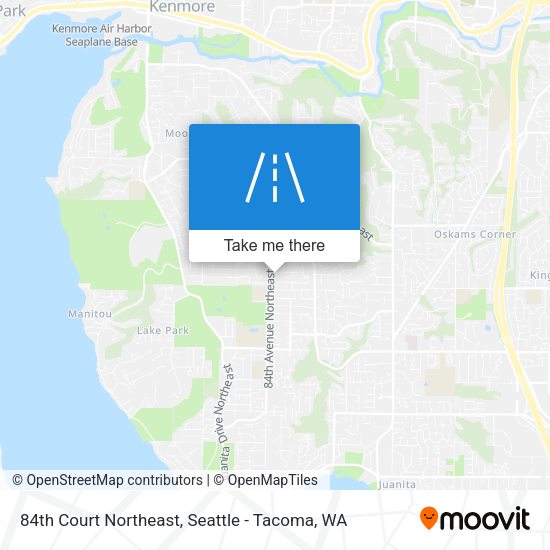 Mapa de 84th Court Northeast
