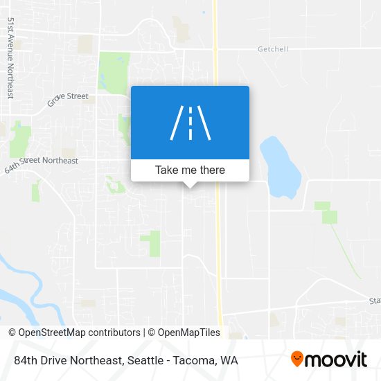 Mapa de 84th Drive Northeast