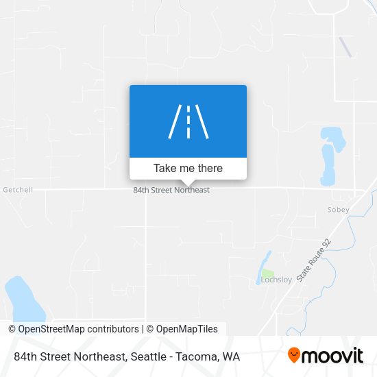84th Street Northeast map