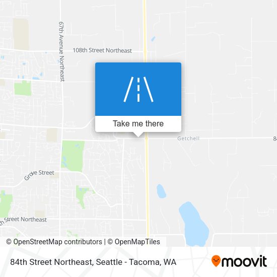 84th Street Northeast map