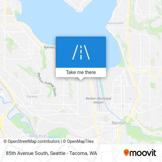 85th Avenue South map