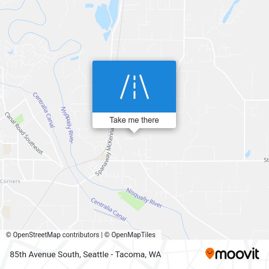 85th Avenue South map