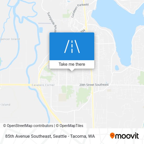 Mapa de 85th Avenue Southeast