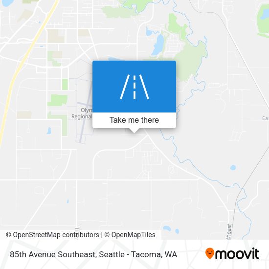 85th Avenue Southeast map