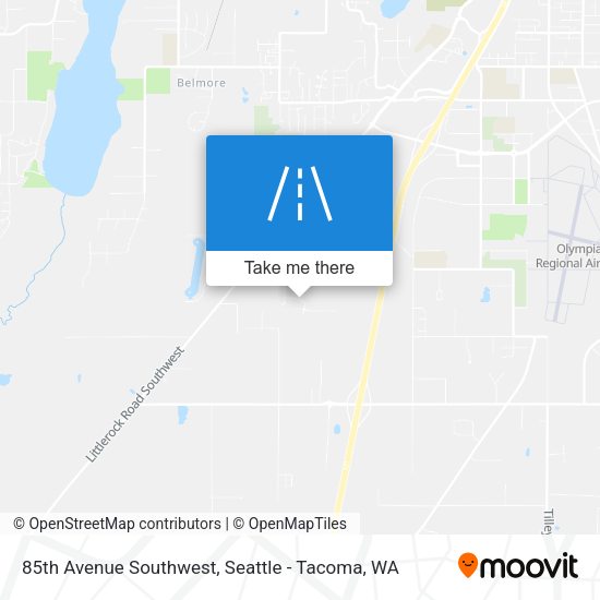 85th Avenue Southwest map