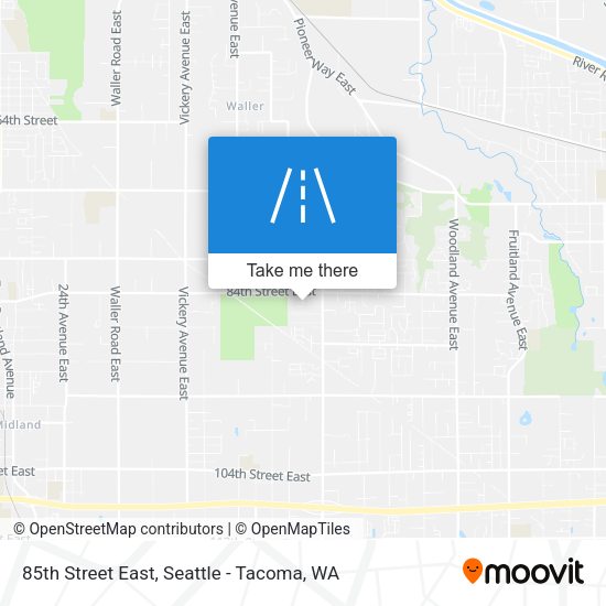 85th Street East map