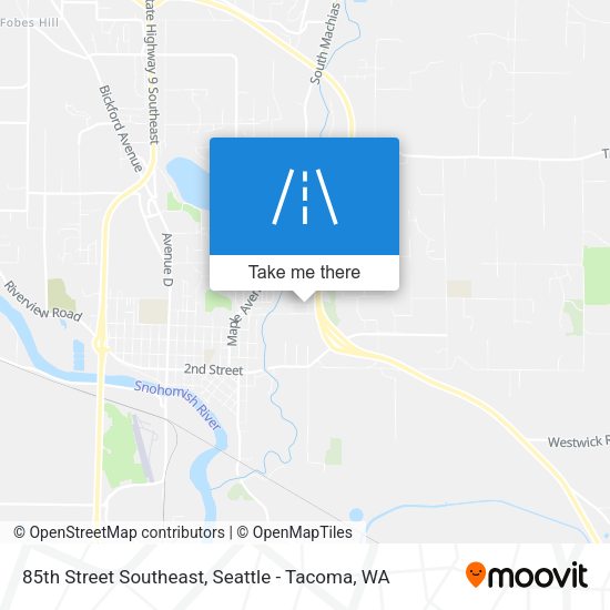 Mapa de 85th Street Southeast