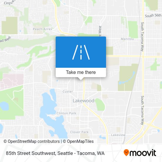Mapa de 85th Street Southwest