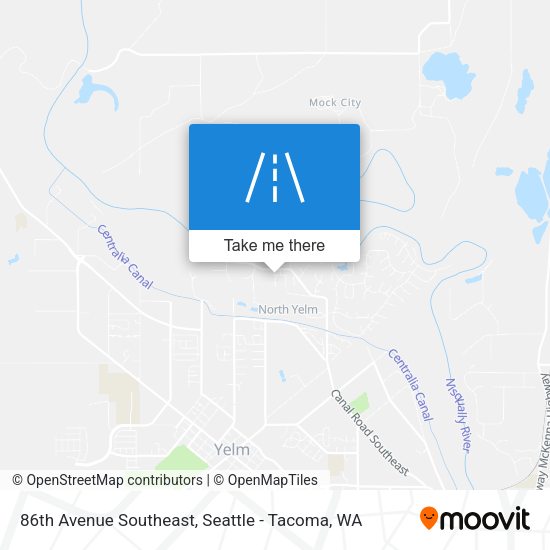 Mapa de 86th Avenue Southeast