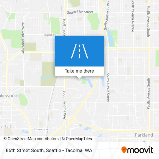 86th Street South map