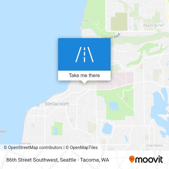 86th Street Southwest map