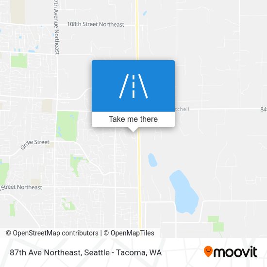 Mapa de 87th Ave Northeast