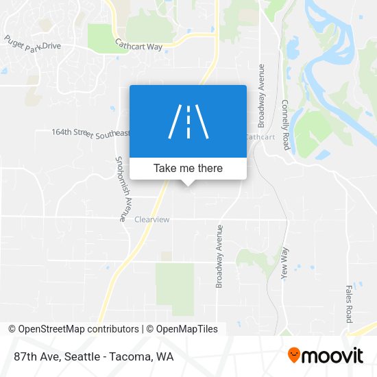 87th Ave map
