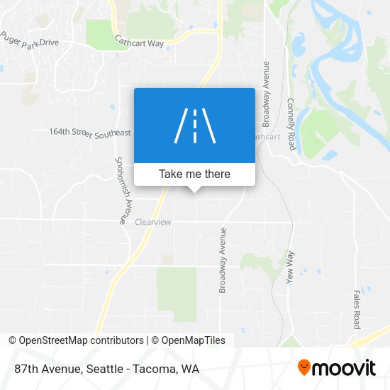 87th Avenue map