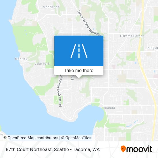 Mapa de 87th Court Northeast