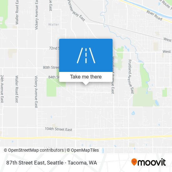 Mapa de 87th Street East