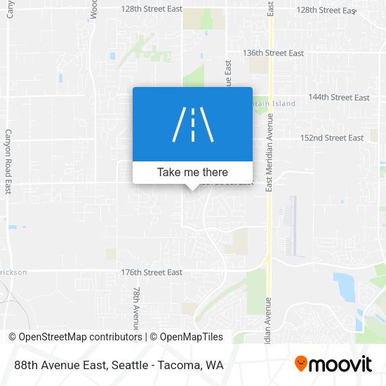 Mapa de 88th Avenue East