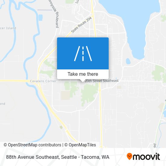 88th Avenue Southeast map
