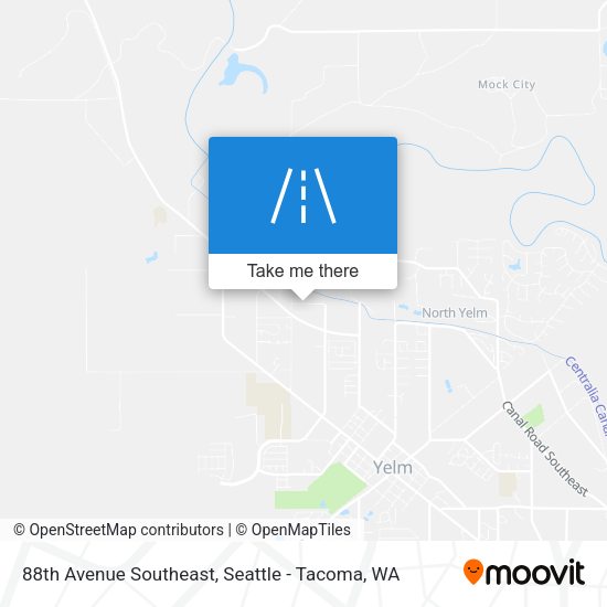 88th Avenue Southeast map