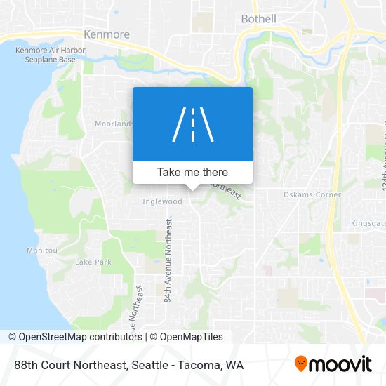 Mapa de 88th Court Northeast