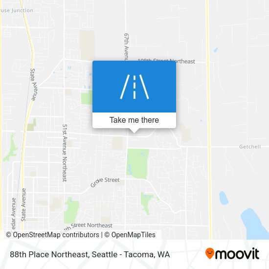 Mapa de 88th Place Northeast