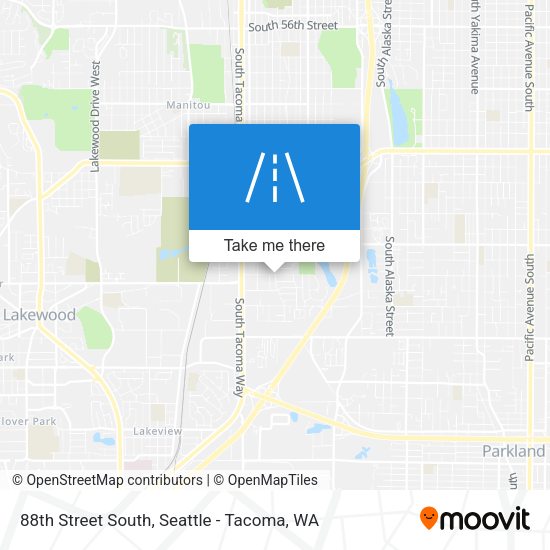 88th Street South map