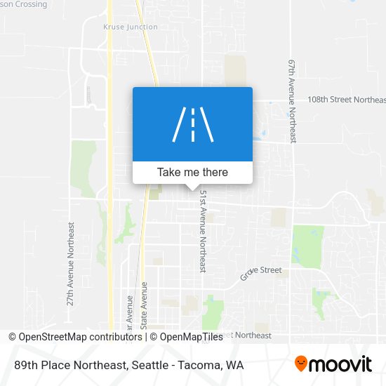 Mapa de 89th Place Northeast