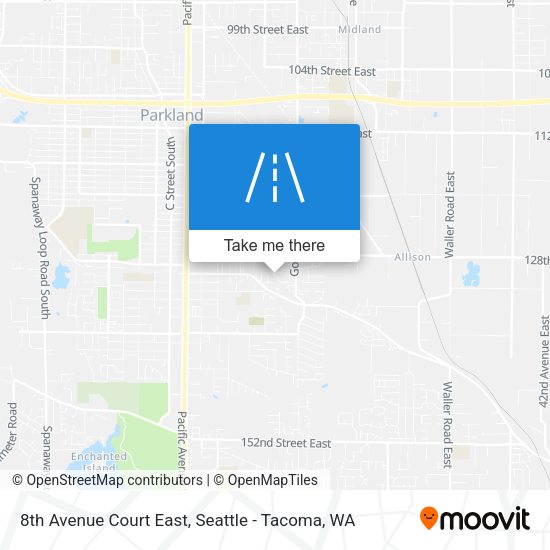Mapa de 8th Avenue Court East