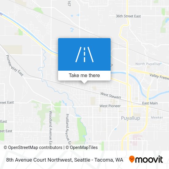 Mapa de 8th Avenue Court Northwest