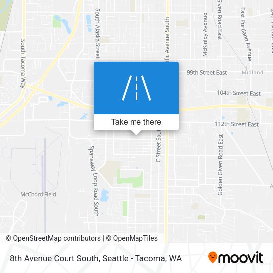 Mapa de 8th Avenue Court South