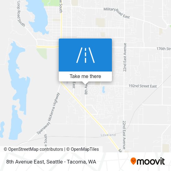 8th Avenue East map