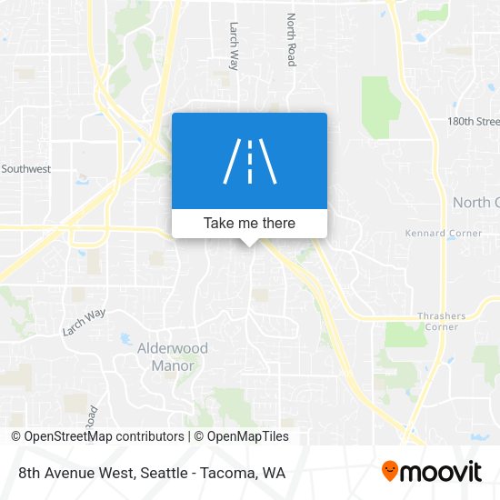 Mapa de 8th Avenue West