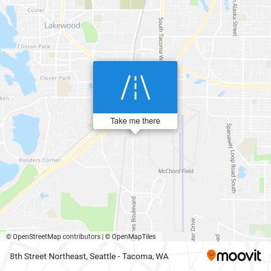 8th Street Northeast map