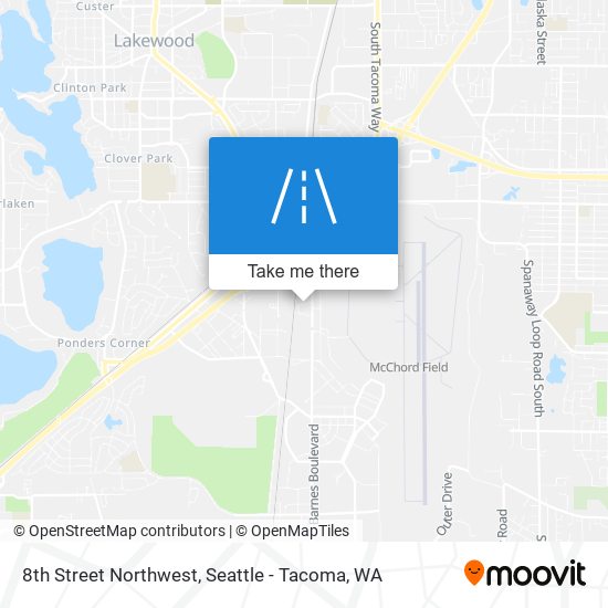 8th Street Northwest map